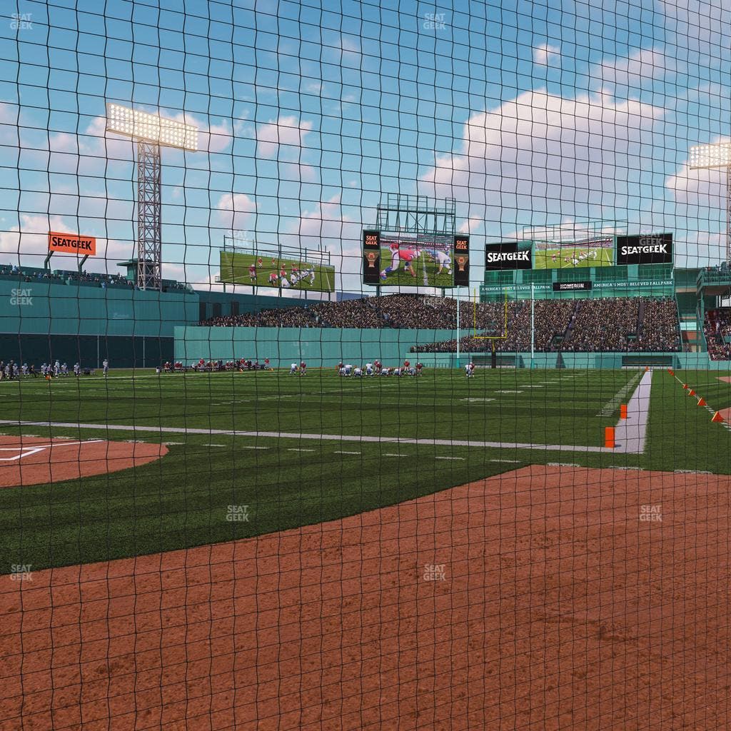 Fenway Park - Section Home Plate Dugout Box 41 Seat View