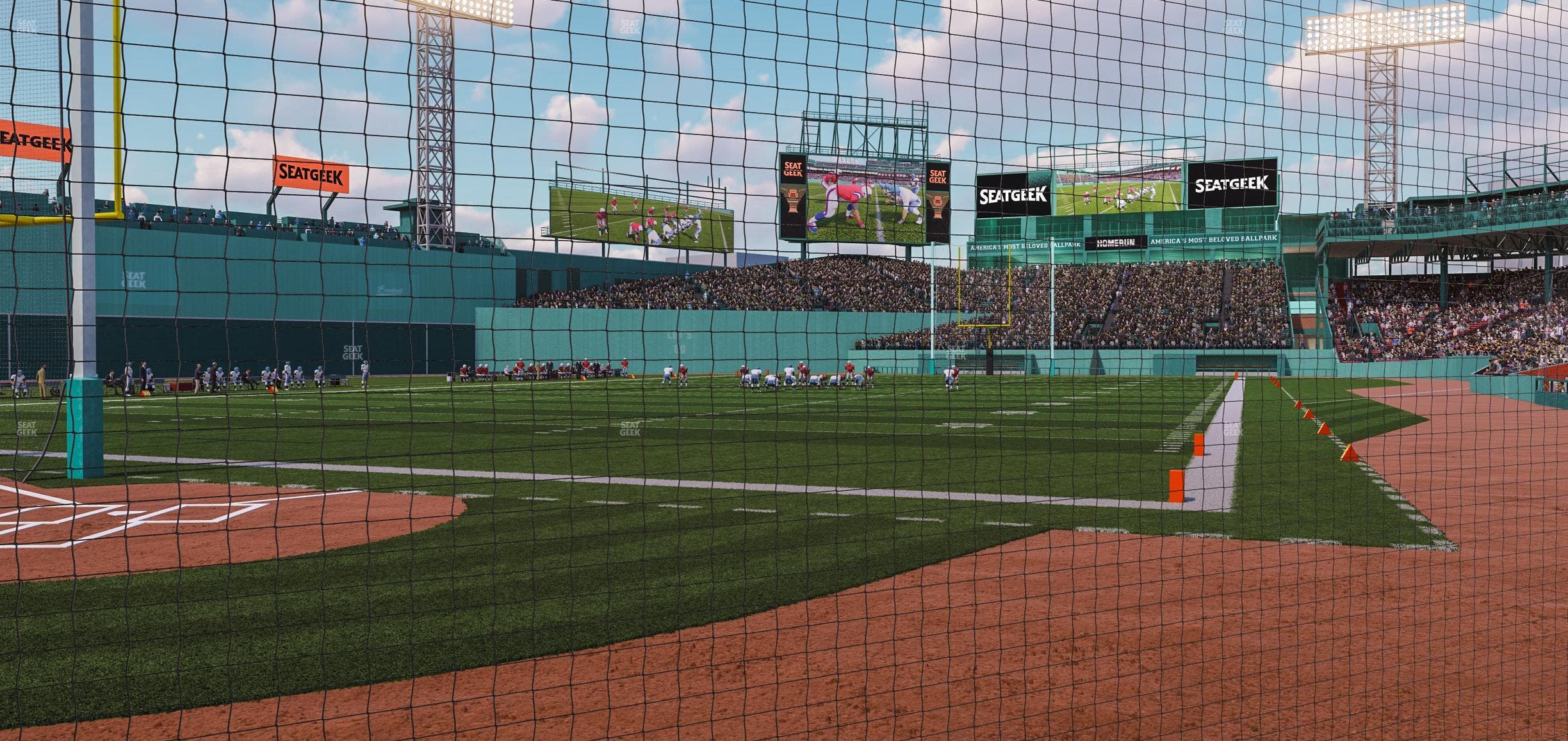 Fenway Park - Section Home Plate Dugout Box 41 Seat View