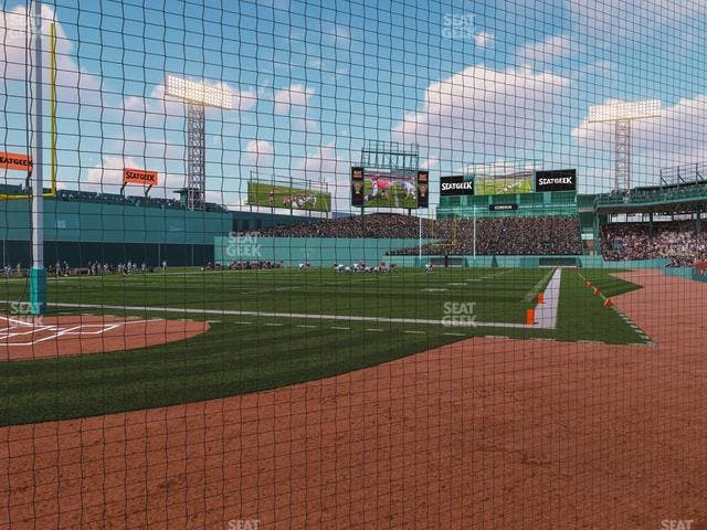 Fenway Park - Section Home Plate Dugout Box 41 Seat View