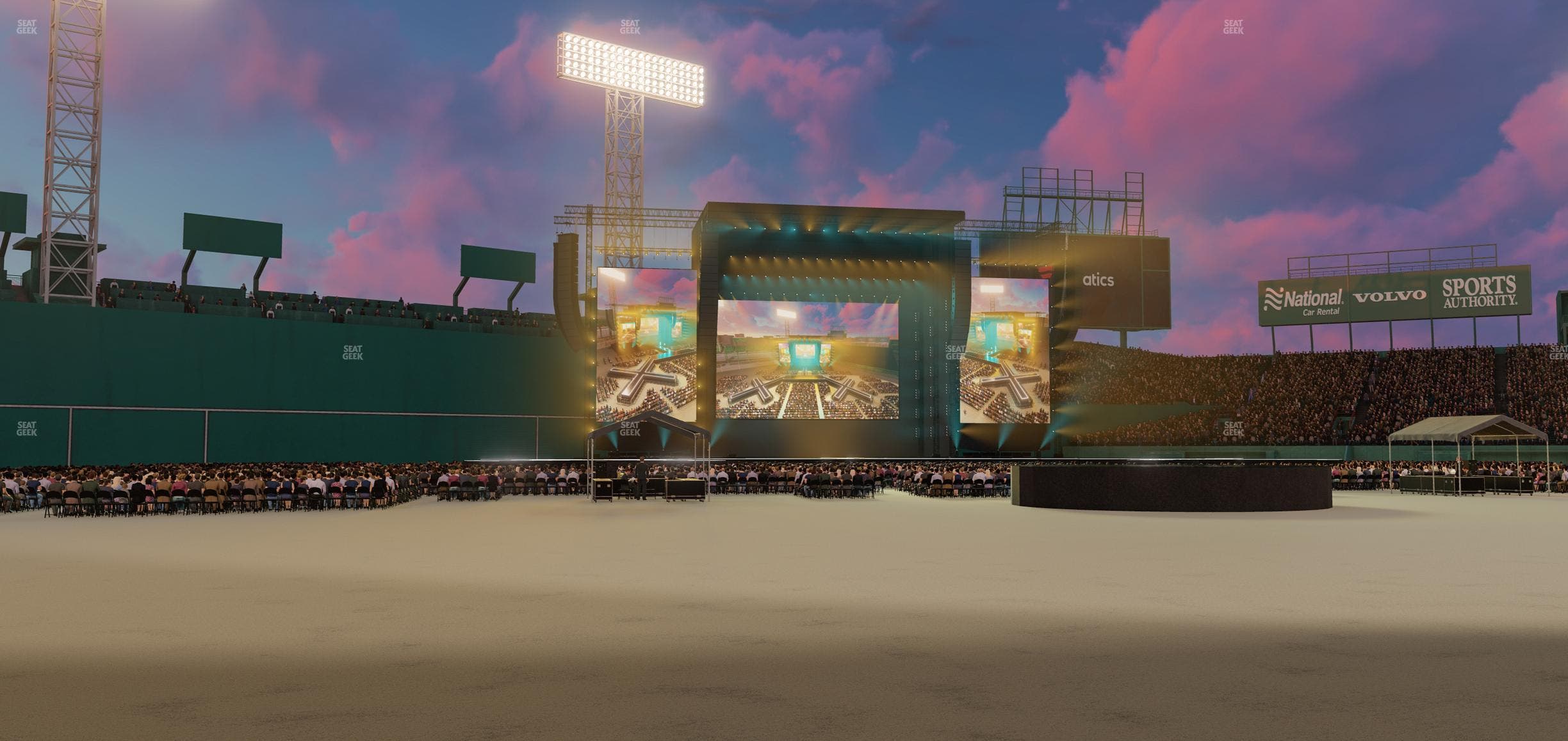 Fenway Park - Section Home Plate Dugout Box 42 Seat View