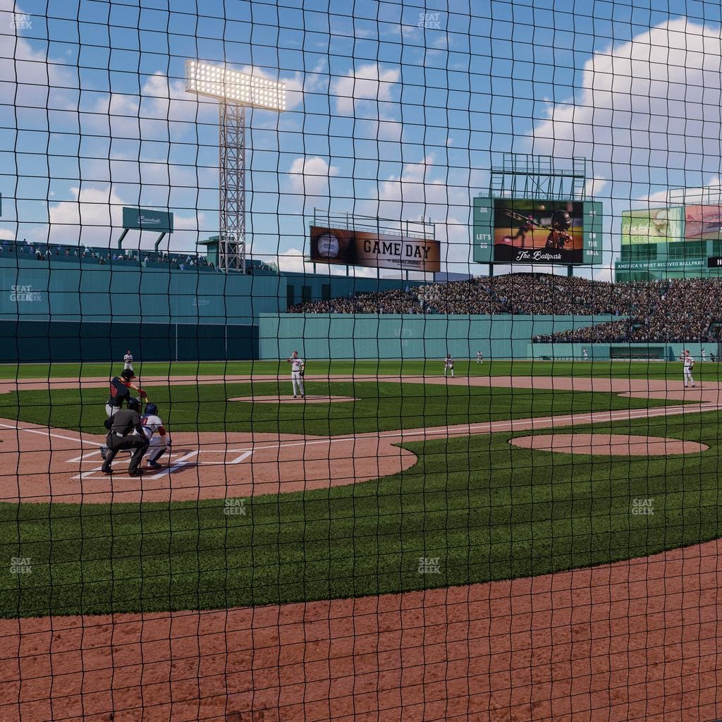 Fenway Park - Section Home Plate Dugout Box 42 Seat View