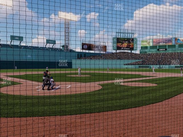 Fenway Park - Section Home Plate Dugout Box 42 Seat View