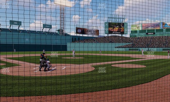 Fenway Park - Section Home Plate Dugout Box 42 Seat View
