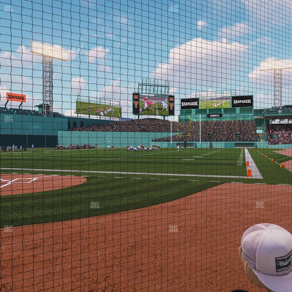 Fenway Park - Section Home Plate Dugout Box 42 Seat View