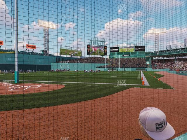 Fenway Park - Section Home Plate Dugout Box 42 Seat View