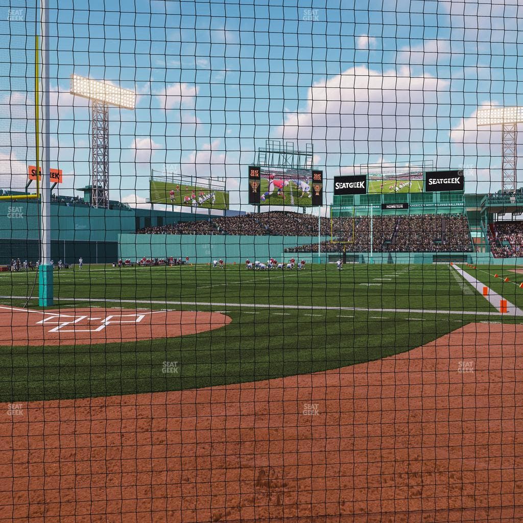 Fenway Park - Section Home Plate Dugout Box 43 Seat View