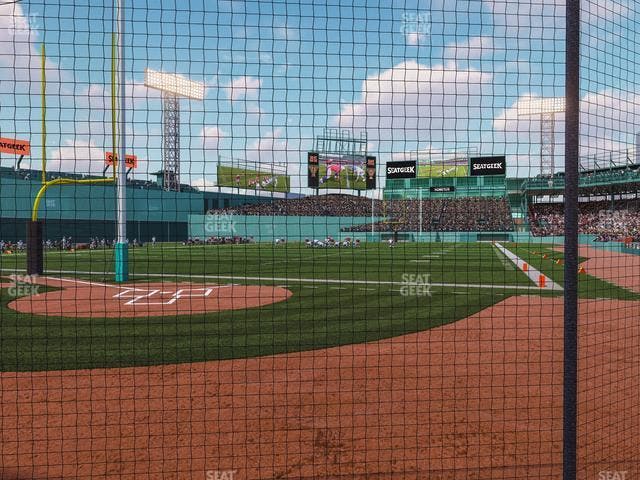 Fenway Park - Section Home Plate Dugout Box 43 Seat View