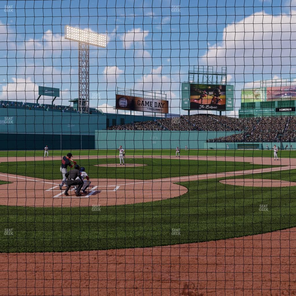 Fenway Park - Section Home Plate Dugout Box 43 Seat View