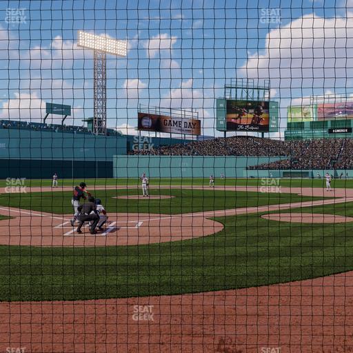 Fenway Park - Section Home Plate Dugout Box 43 Seat View
