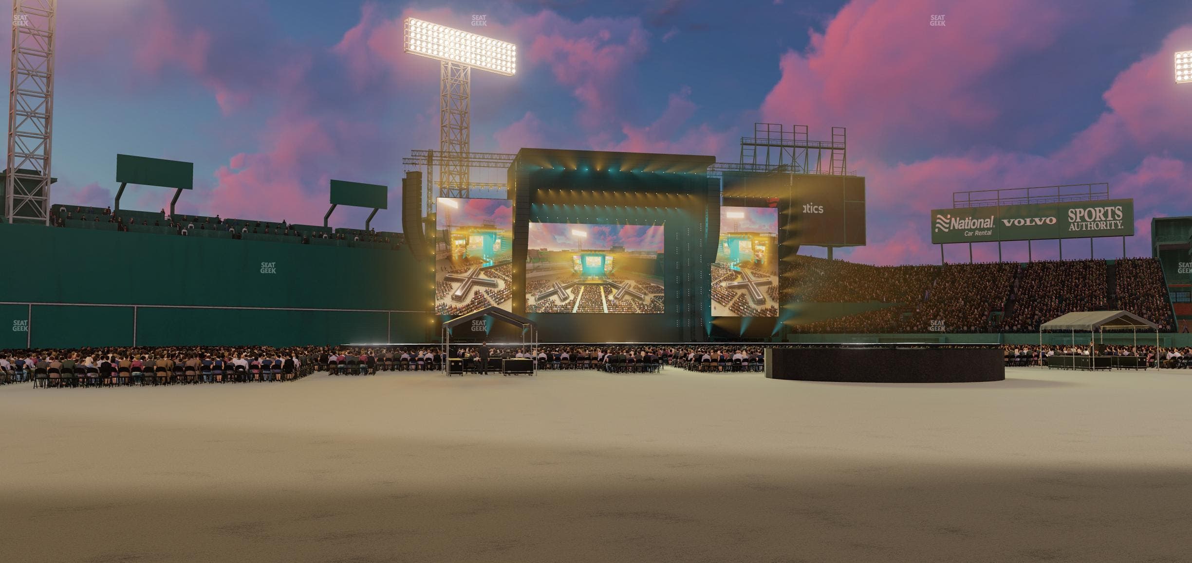 Fenway Park - Section Home Plate Dugout Box 43 Seat View
