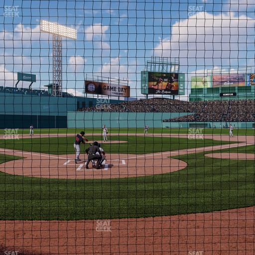 Fenway Park - Section Home Plate Dugout Box 44 Seat View