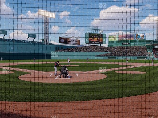 Fenway Park - Section Home Plate Dugout Box 44 Seat View