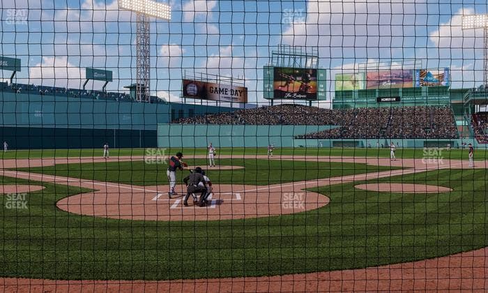 Fenway Park - Section Home Plate Dugout Box 44 Seat View