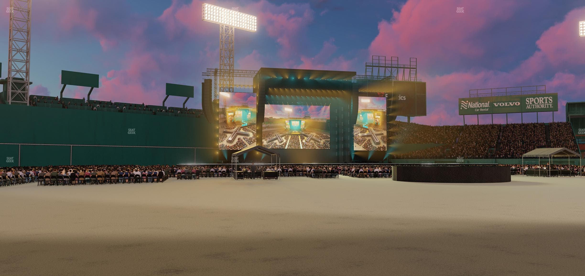 Fenway Park - Section Home Plate Dugout Box 44 Seat View