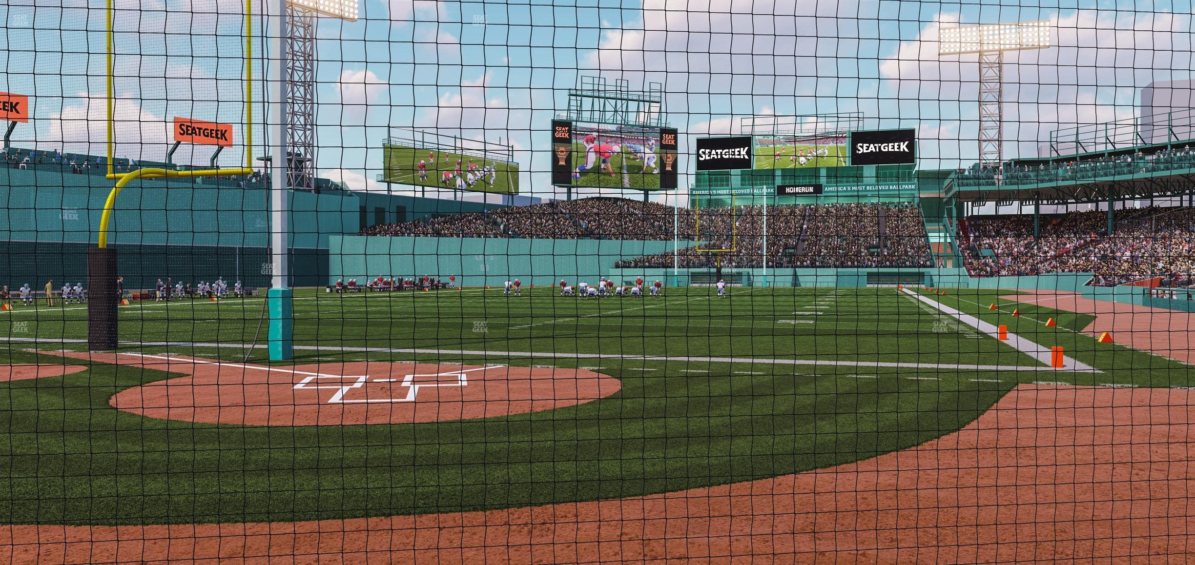 Fenway Park - Section Home Plate Dugout Box 44 Seat View