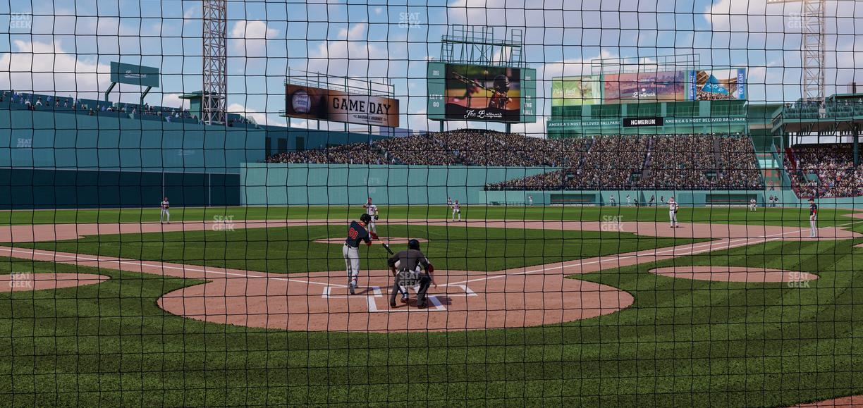 Fenway Park - Section Home Plate Dugout Box 45 Seat View
