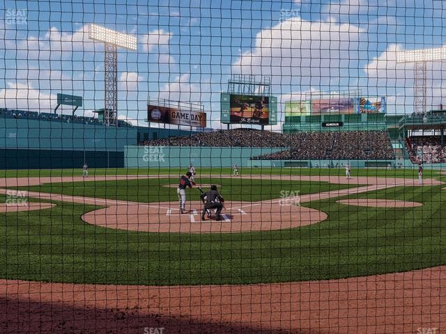 Fenway Park - Section Home Plate Dugout Box 45 Seat View