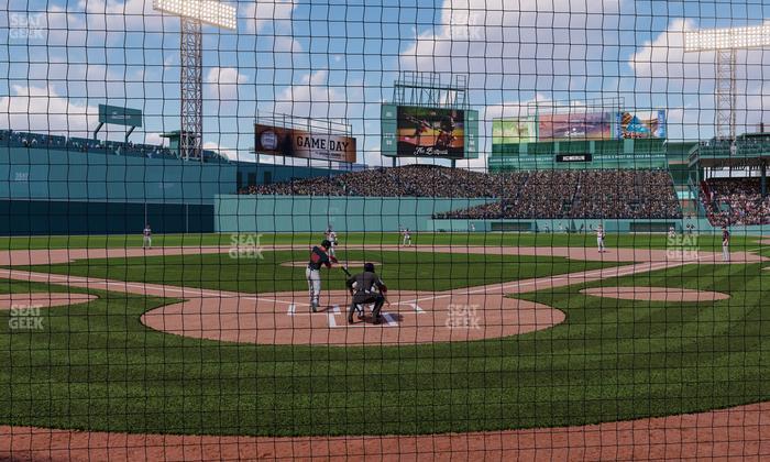 Fenway Park - Section Home Plate Dugout Box 45 Seat View