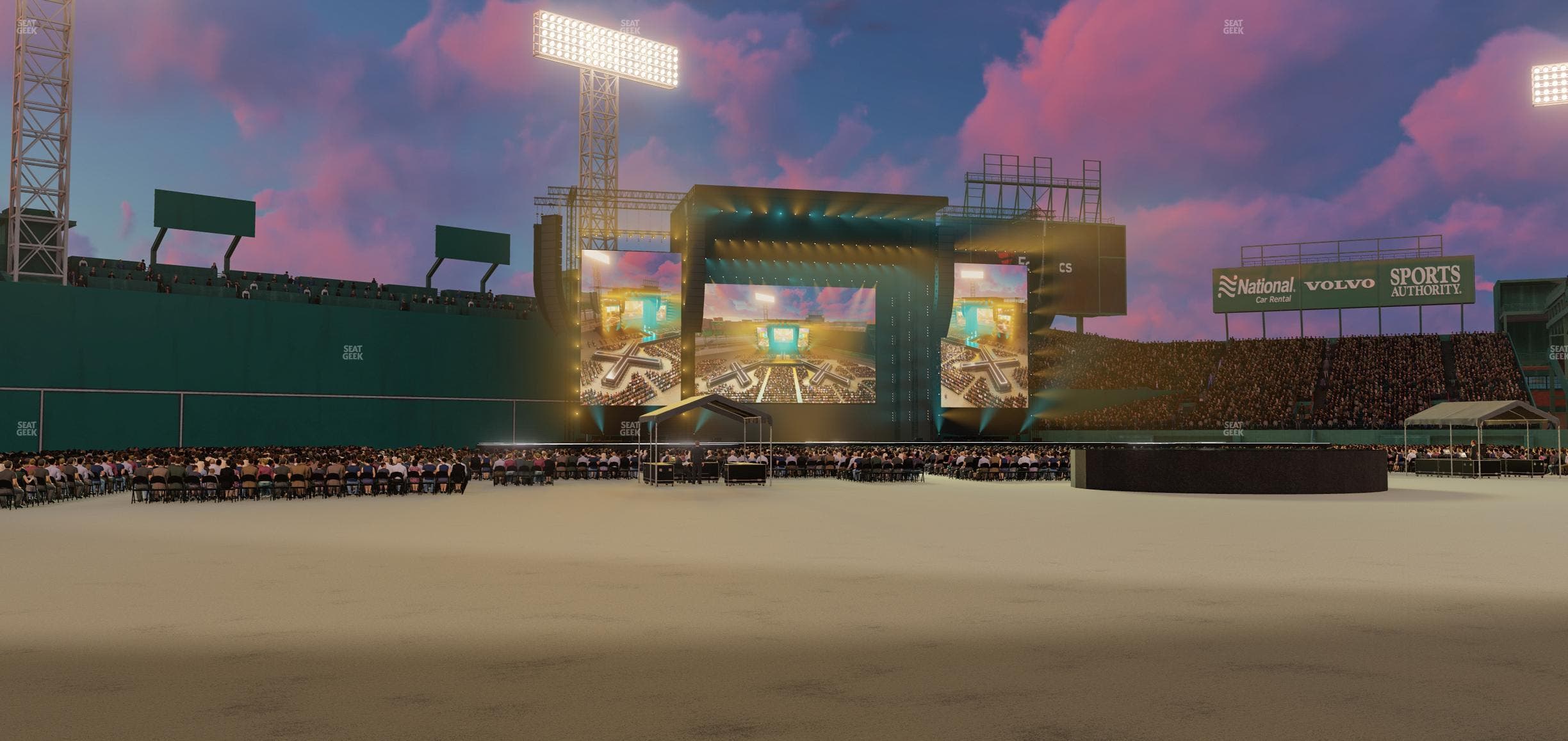 Fenway Park - Section Home Plate Dugout Box 45 Seat View