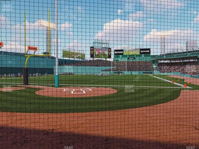 Fenway Park - Section Home Plate Dugout Box 45 Seat View