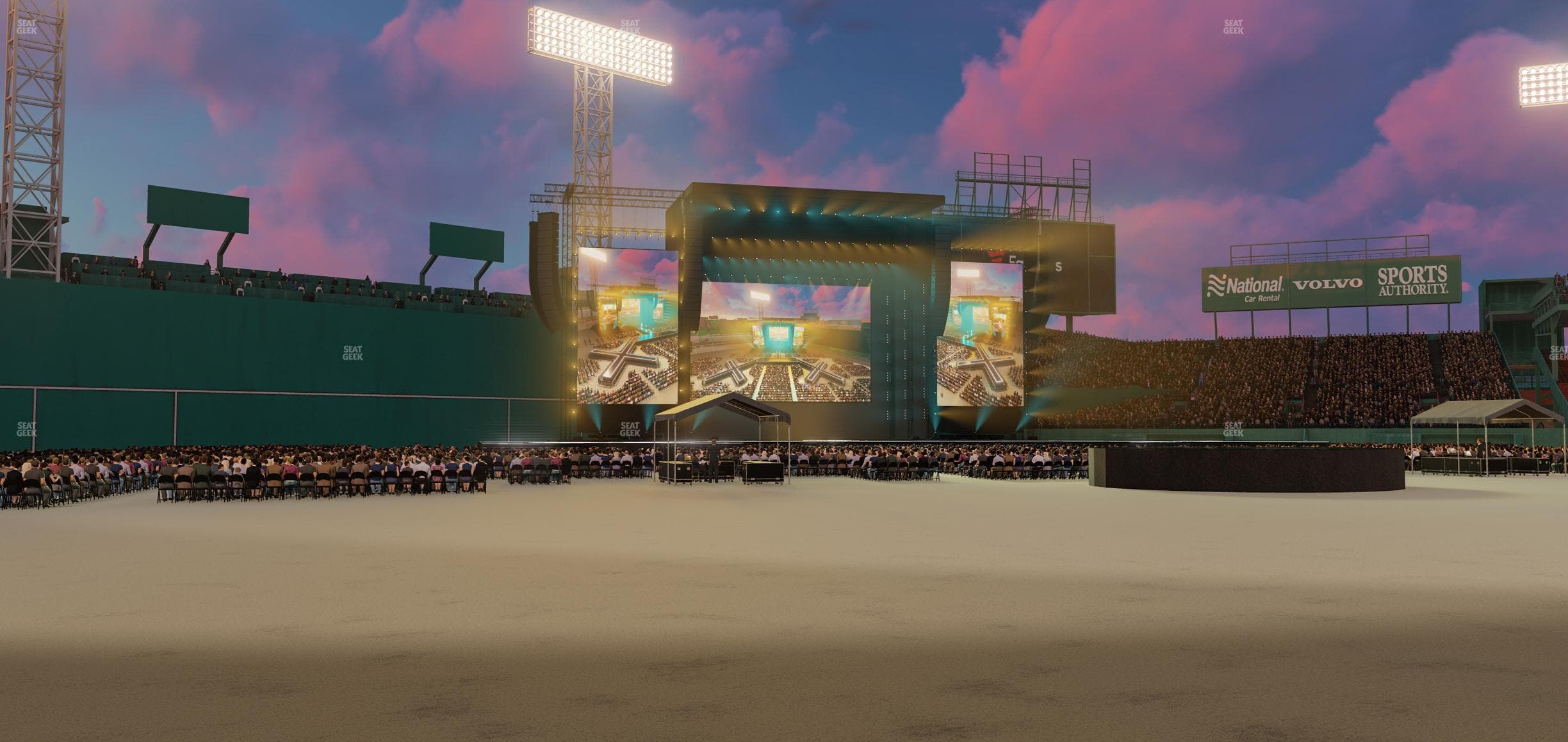 Fenway Park - Section Home Plate Dugout Box 46 Seat View