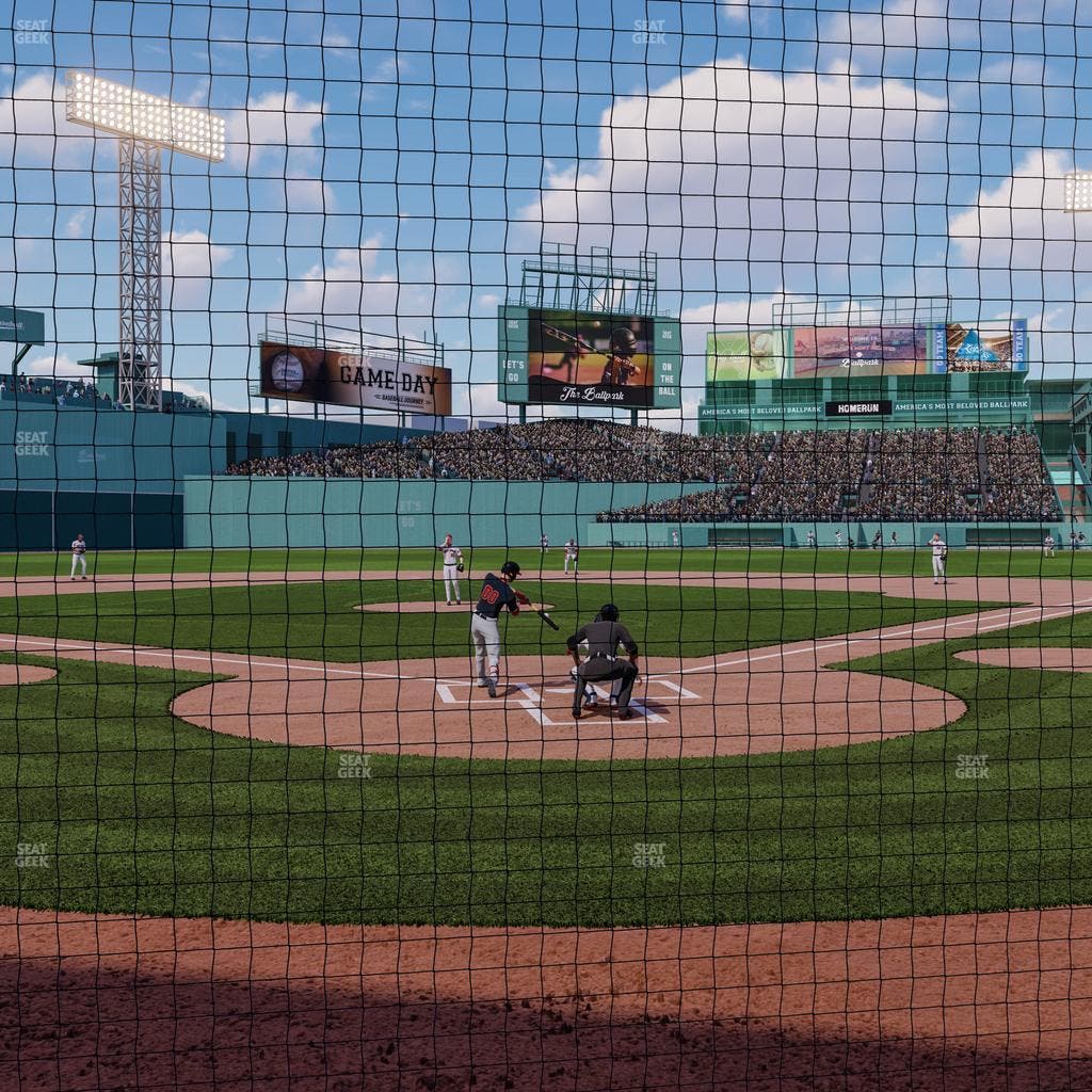Fenway Park - Section Home Plate Dugout Box 46 Seat View