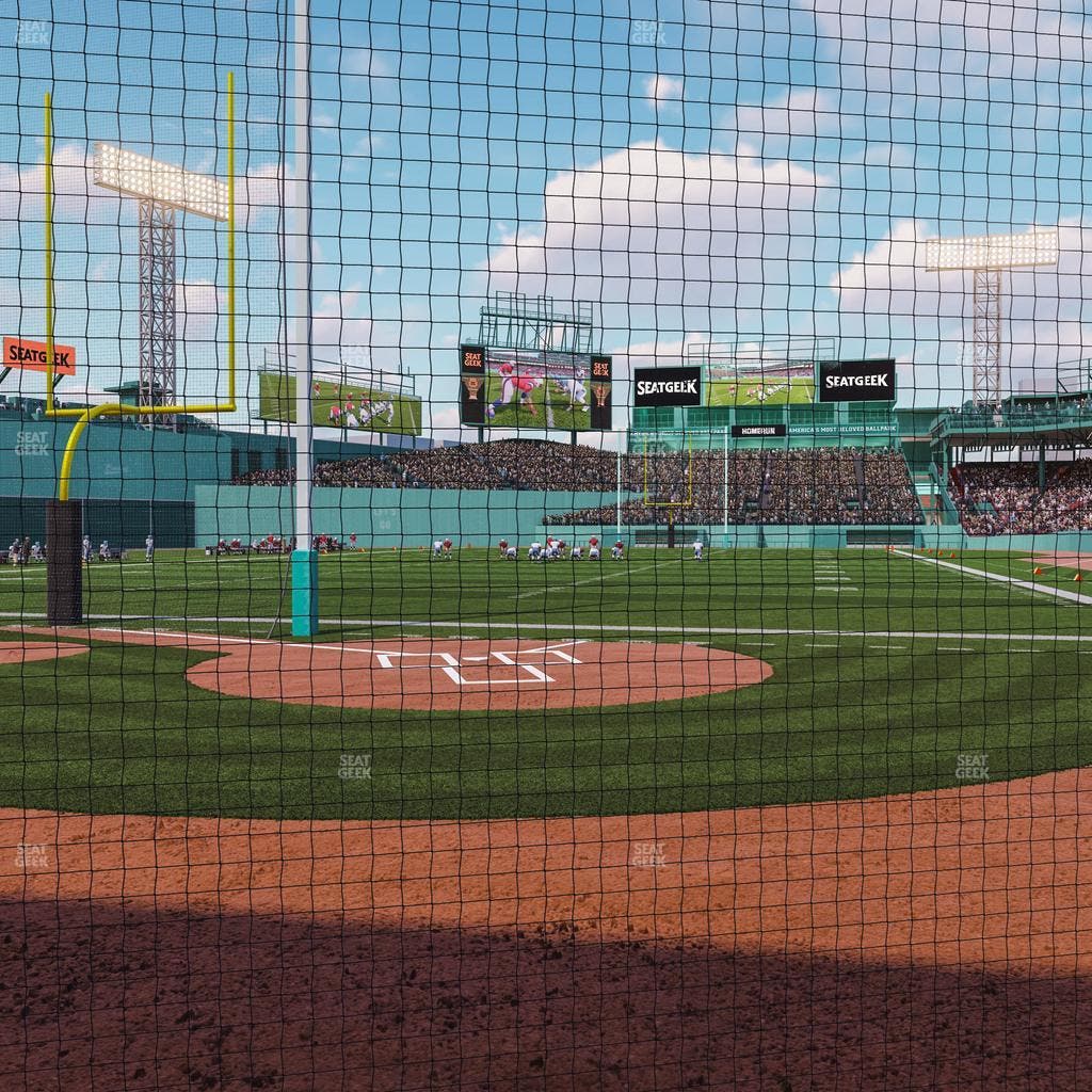 Fenway Park - Section Home Plate Dugout Box 46 Seat View