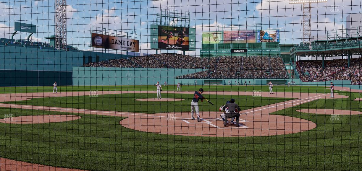Fenway Park - Section Home Plate Dugout Box 47 Seat View