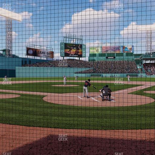 Fenway Park - Section Home Plate Dugout Box 47 Seat View