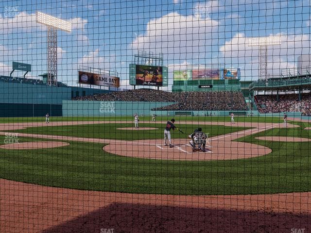 Fenway Park - Section Home Plate Dugout Box 47 Seat View