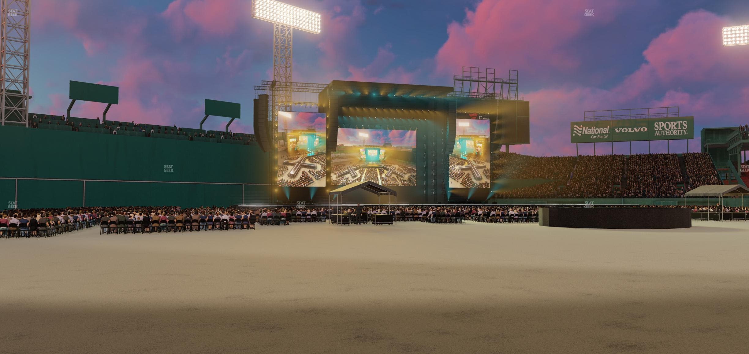 Fenway Park - Section Home Plate Dugout Box 47 Seat View
