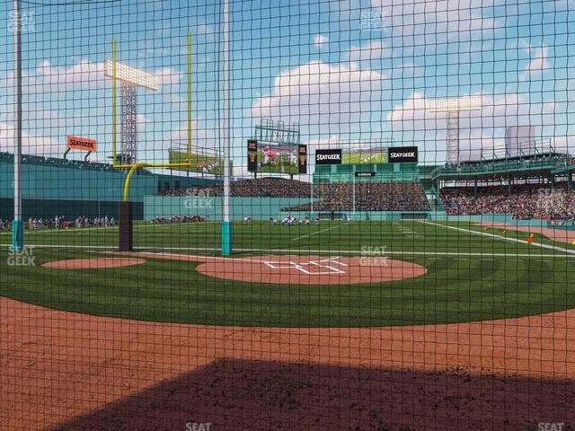 Fenway Park - Section Home Plate Dugout Box 47 Seat View