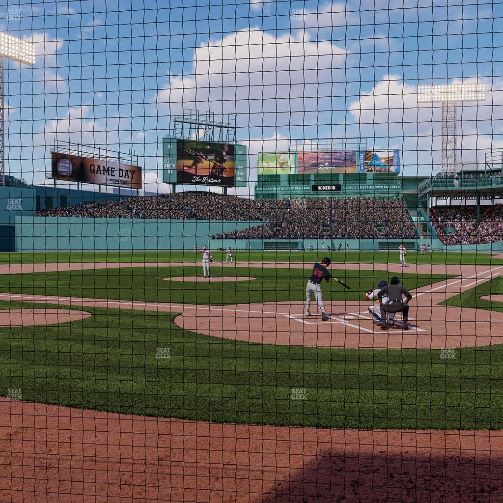 Fenway Park - Section Home Plate Dugout Box 48 Seat View