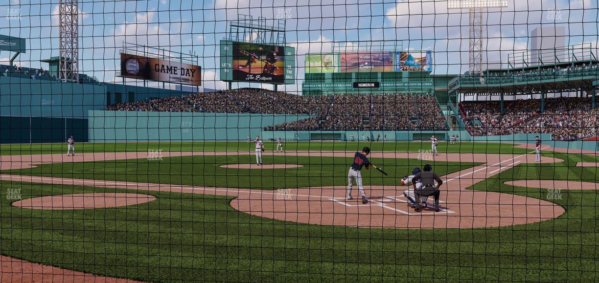 Fenway Park - Section Home Plate Dugout Box 48 Seat View
