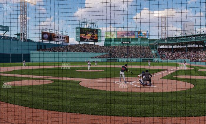 Fenway Park - Section Home Plate Dugout Box 48 Seat View