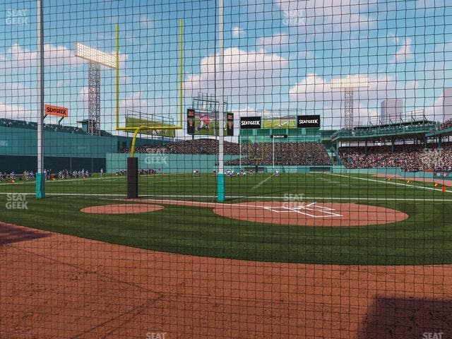 Fenway Park - Section Home Plate Dugout Box 49 Seat View