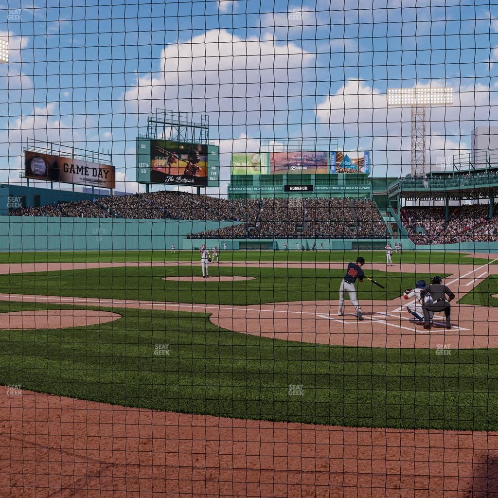 Fenway Park - Section Home Plate Dugout Box 49 Seat View