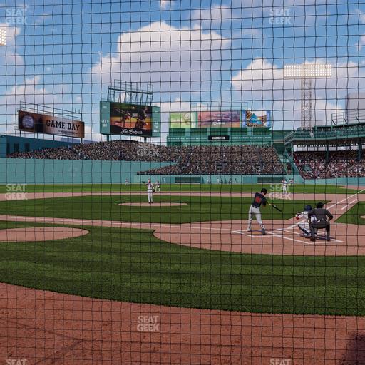 Fenway Park - Section Home Plate Dugout Box 49 Seat View