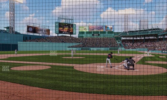 Fenway Park - Section Home Plate Dugout Box 49 Seat View