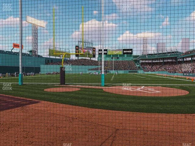 Fenway Park - Section Home Plate Dugout Box 50 Seat View