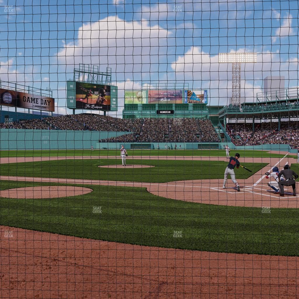 Fenway Park - Section Home Plate Dugout Box 50 Seat View