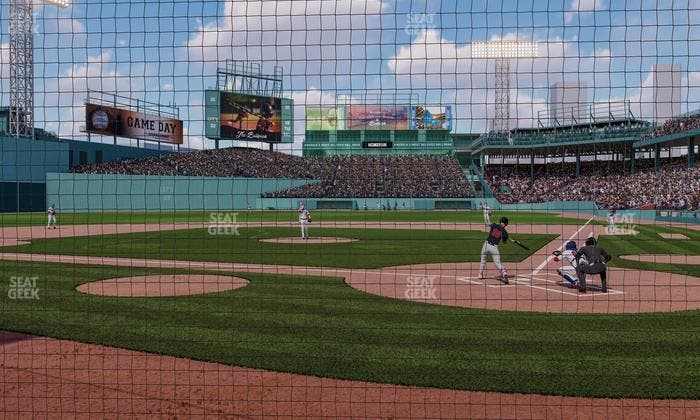Fenway Park - Section Home Plate Dugout Box 50 Seat View
