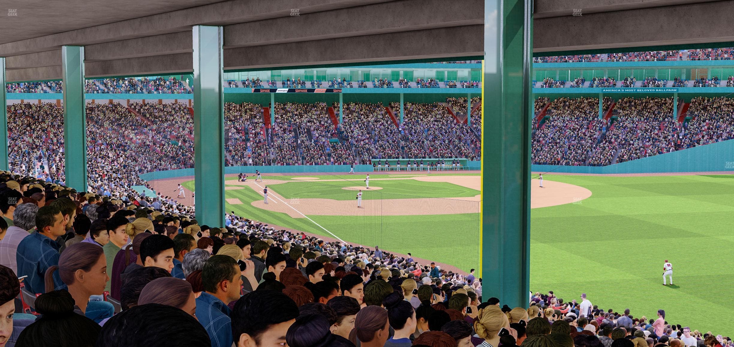 Fenway Park - Section Hornitos Right Field Cantina 5 Seat View