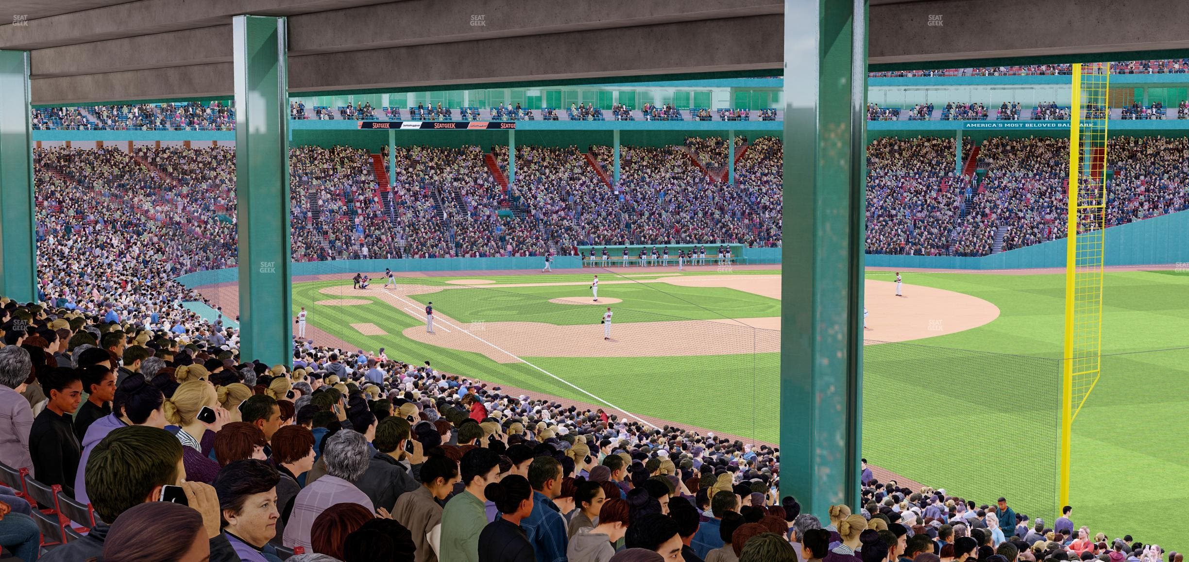 Fenway Park - Section Hornitos Right Field Cantina 6 Seat View