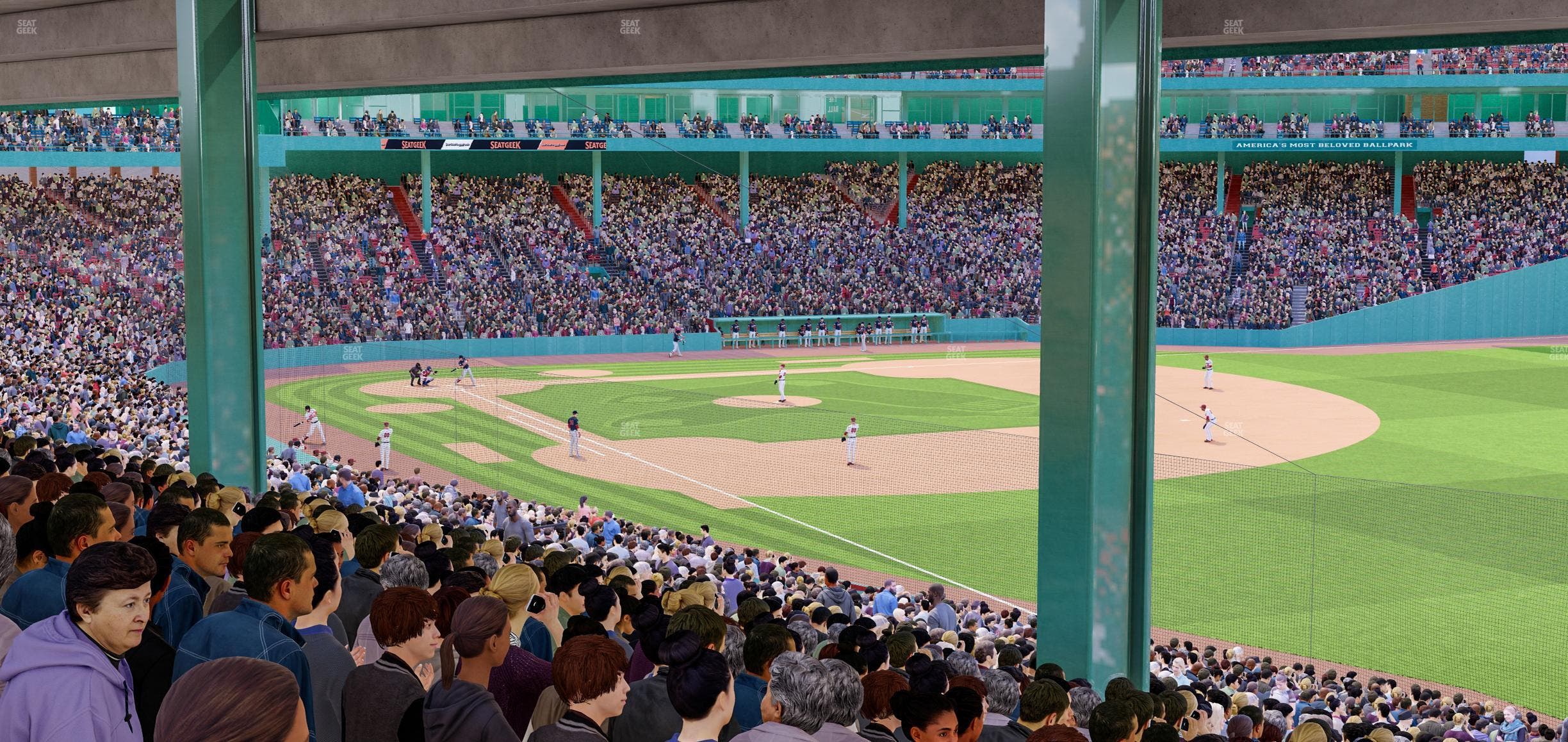 Fenway Park - Section Hornitos Right Field Cantina 7 Seat View
