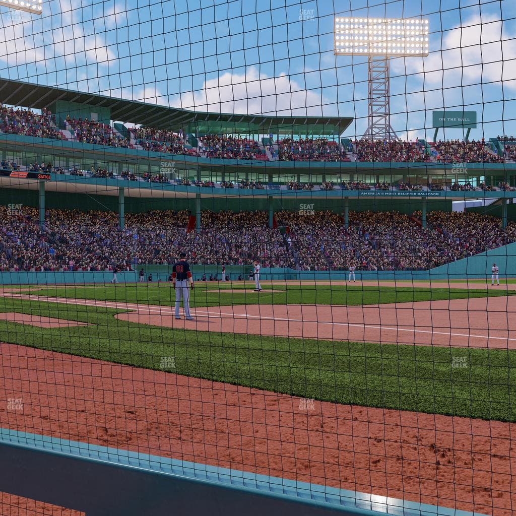 Fenway Park - Section Jim Beam Dugout Box Seat View