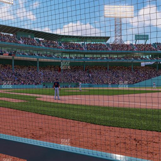 Fenway Park - Section Jim Beam Dugout Box Seat View
