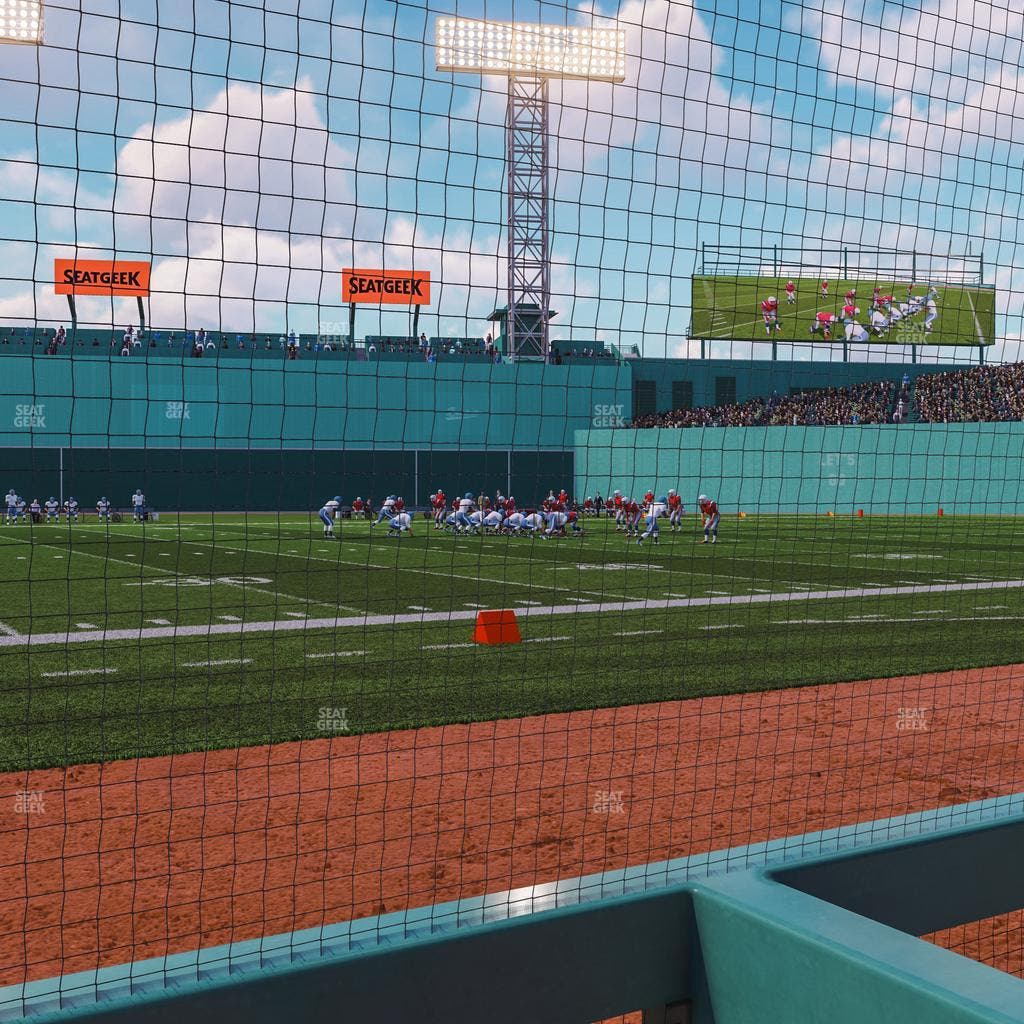 Fenway Park - Section Jim Beam Dugout Box Seat View