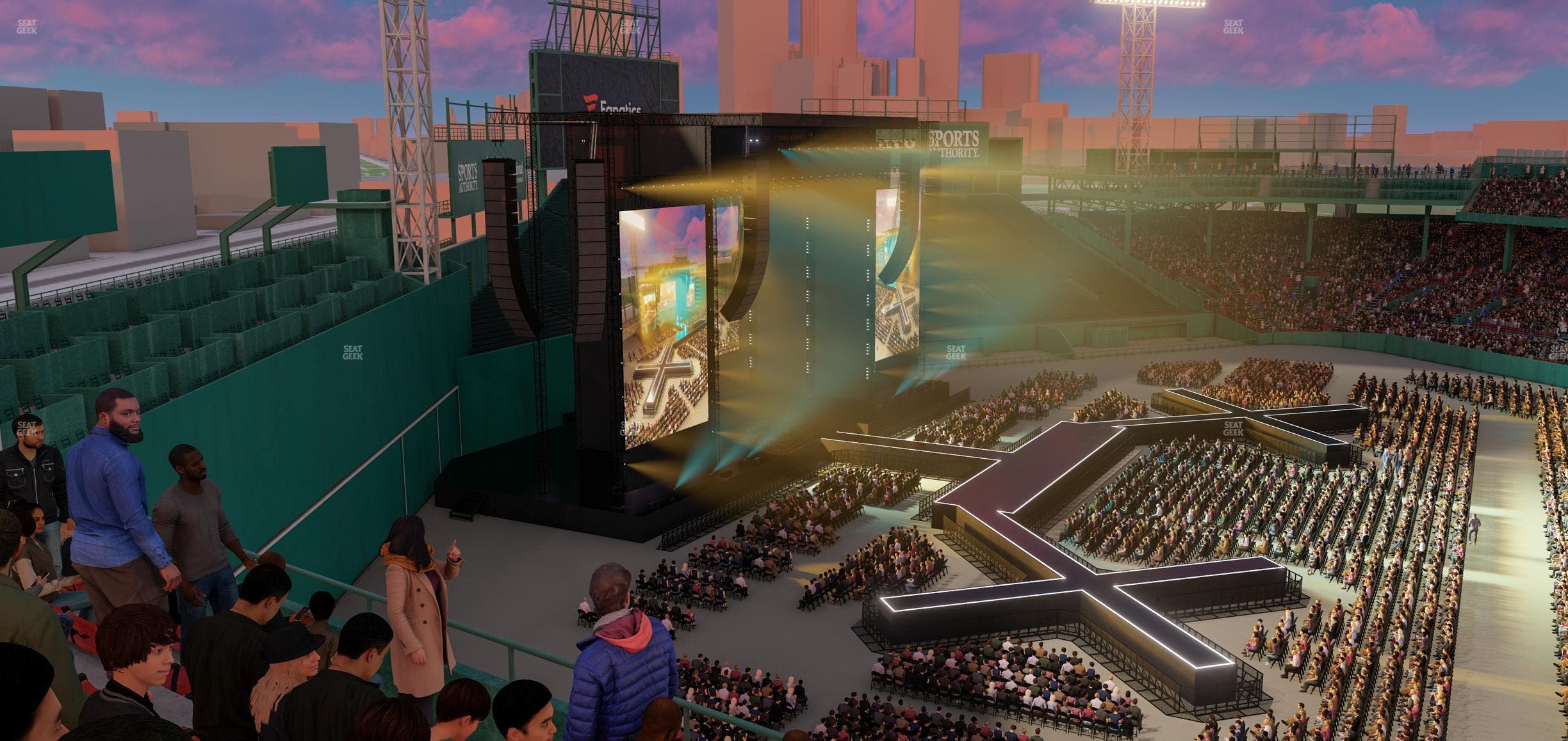 Fenway Park - Section Left Field Aura Pavilion Reserved 16 Seat View