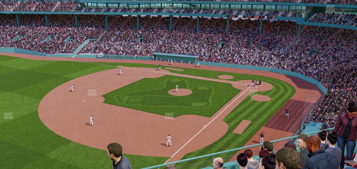 Fenway Park - Section Left Field Aura Pavilion Reserved 16 Seat View